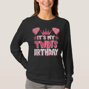 T-shirt C'est la fête d'anniversaire de My Twin