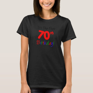 T-shirt C'est la fête du 70e anniversaire de Pap Pap