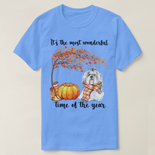 T-shirt C'est la période d'automne la plus merveilleuse Éc (Design devant)