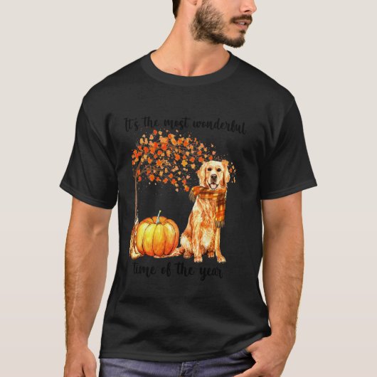 T-shirt C'est la période la plus merveilleuse Écharpe Gold (Devant)