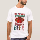T-shirt C'est la période la plus merveilleuse pour un Noël (Devant)