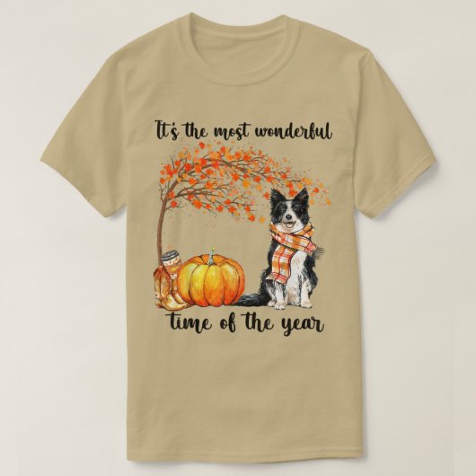T-shirt C'Est La Plus Merveilleuse Frontière Automne Colli (Design devant)