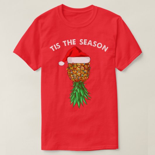 T-shirt C'Est La Saison Ananas Swinger  (Design devant)