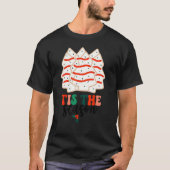 T-shirt C'Est La Saison Arbre De Noël Gâteaux Debbie Ugly  (Devant)