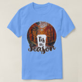 T-shirt C'Est La Saison Automne Trees PSL Coffee Cup  (Design devant)