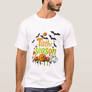 T-shirt C'Est La Saison Chemise Halloween