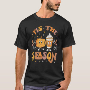 T-shirt C'Est La Saison Citrouille Épice Automne Automne T