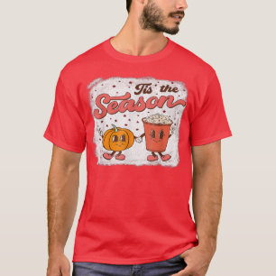 T-shirt C'Est La Saison Citrouille Épice Automne Hallowee