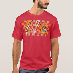 T-shirt C'Est La Saison Citrouille Épice Drôle Vibes Autom