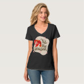 T-shirt C'Est La Saison Crawfish Leopard (Devant entier)