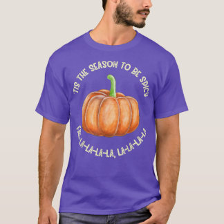 T-shirt C'est la saison de la citrouille épice citrouille 