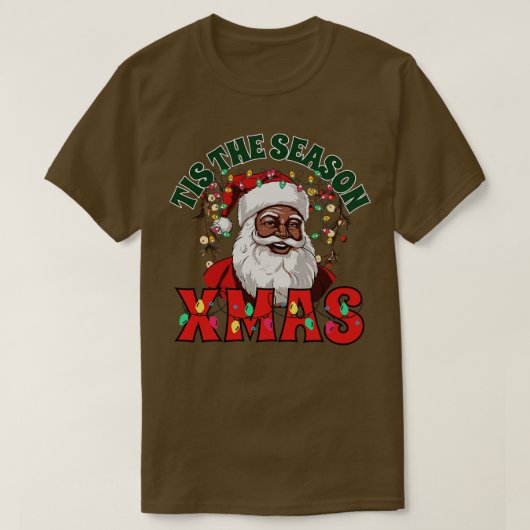 T-shirt C'est la saison des Noël (Design devant)