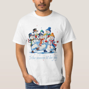 T-shirt C'est la saison d'être joyeux Danse joyeuse des bo