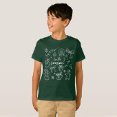 T-shirt C'est la saison - Doodle de Noël (Devant entier)