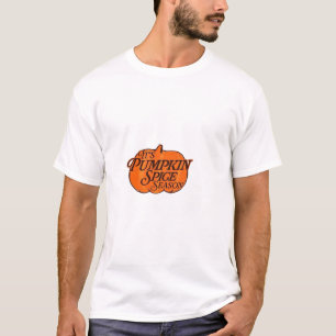 T-shirt C'est la saison du Pumpkin Spice - Rétro typograph