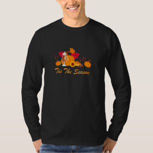 T-shirt C'Est La Saison Football Café Latte Feuilles Bonjo