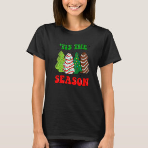 T-shirt C'Est La Saison Gâteaux Arbre De Noël Debbie Groov