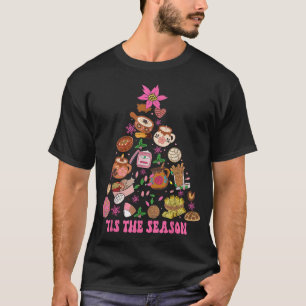 T-shirt C'Est La Saison Mexicaine Arbre De Noël Tamales Pa