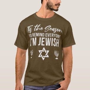 T-shirt C'Est La Saison Moi Juif Drôle Juif Hannukah Juif