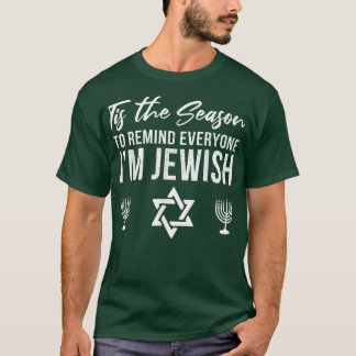 T-shirt C'Est La Saison Moi Juif Drôle Juif Hannukah Juif1