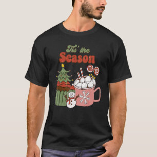 T-shirt C'Est La Saison Noël Chaud cacao Gingerbread Coo