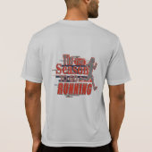 T-shirt C'est la saison pour aller Courir Marathon d'hiver (Dos)