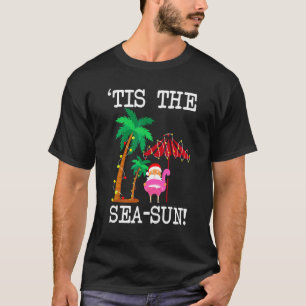 T-shirt C'Est La Saison Tropicale De Noël Sea Sun Père Noë