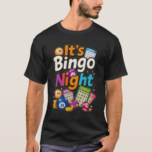T-shirt C'est la soirée Bingo Loterie Bingo Joueur Jeux de