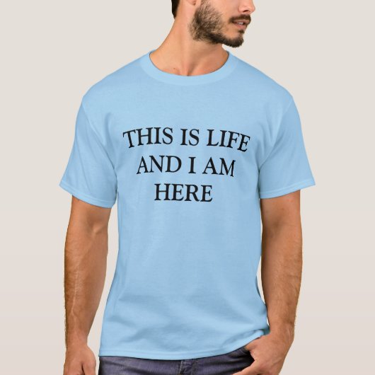 T-shirt c'est la vie (Devant)
