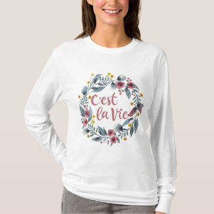 T-shirt C'est La Vie French