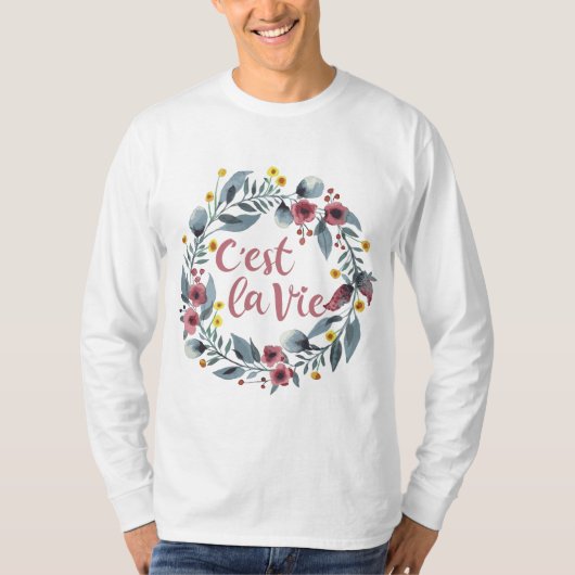 T-shirt C'est La Vie French (Devant)