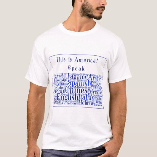 T-shirt C'est l'Amérique ! (Devant)