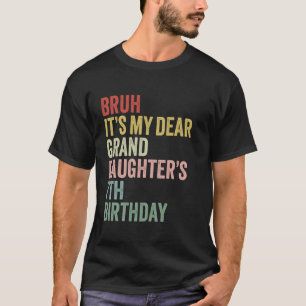 T-shirt C'est l'anniversaire de ma chère petite-fille, 7 a