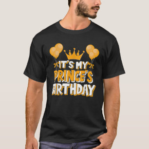 T-shirt C'est l'Anniversaire de mon Prince Fête de la Fami