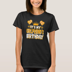 T-shirt C'est l'anniversaire de My Girlfriend Famille M