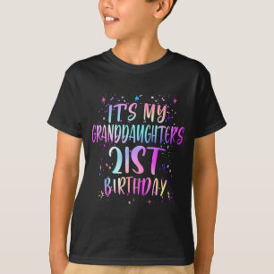T-shirt C'est l'anniversaire des 21 ans de ma petite-fille