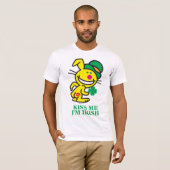 T-shirt C'est lapin heureux - embrassez-moi que je suis (Devant entier)
