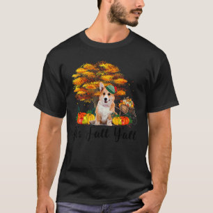 T-shirt C'est l'automne vous tous Corgi Chien Action de g