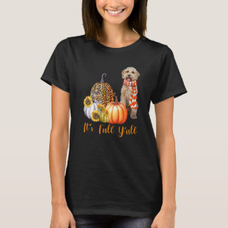 T-shirt C'est l'automne, vous tous Labradoodle Chien Léopa