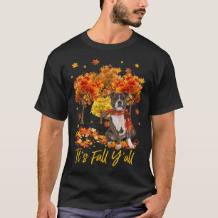 T-shirt C'est l'automne, vous tous Staffordshire Bull Terr