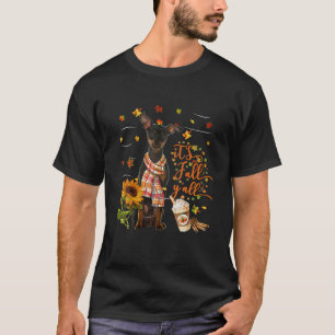 T-shirt C'est l'automne Y Tous les Miniatures Pinscher Chi