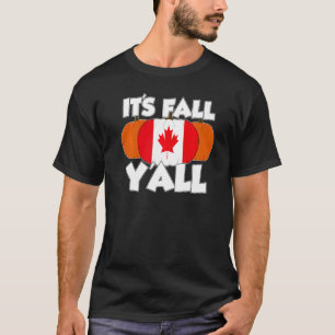 T-shirt C'est l'automne Y'all Thanksgiving Citrouille Cana