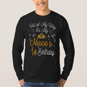 T-shirt C'est le 1er anniversaire de ma nièce