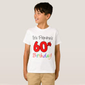 T-shirt C'est le 60ème anniversaire de Pepere (Devant entier)