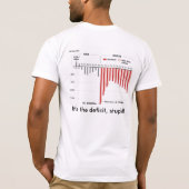 T-shirt C'est le déficit, stupide (Dos)