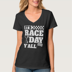 T-shirt C'est le jour de la course Y'all course automobile