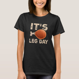 T-shirt C'est le jour des jambes Jambes de dinde Thanksgi
