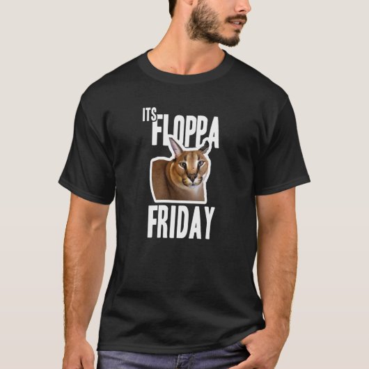 T-shirt C'est le Meme Vendredi de Floppa (Devant)