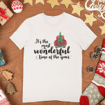 T-shirt C'est le moment le plus merveilleux de l'année Noë<br><div class="desc">Le design typographique moderne du Christ. **PLEASE READ BEFORE ORDERING** 1. If you make changes and the design is cropped or doesn't look right on the screen please use the live Design Service to help you fix it. 2 Your order goes directly to the printers. What you see on the...</div>