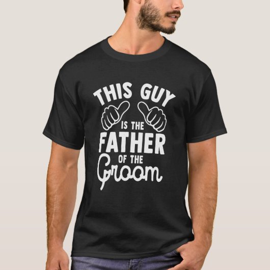 T-shirt C'Est Le Père Du Mariage Mariage Groom G (Devant)